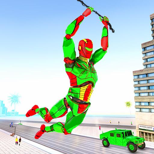 Army Robot Rope hero – Army robot games