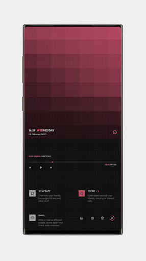 Squares theme for KLWP Screenshot 3 - AppWisp.com