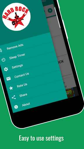 Android application Hard Rock Radio screenshort