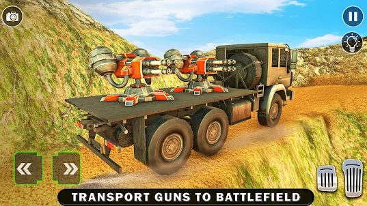 3D Army Vehicle Transport Sim