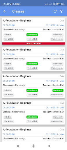 SchoolMate Screen 3