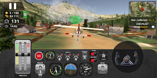 Pilot Simulator Airplane Take Off