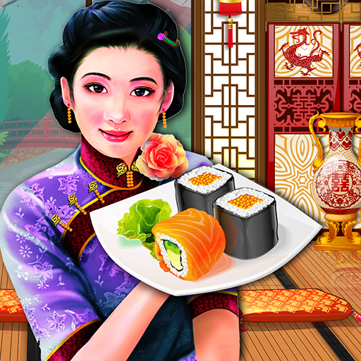 Chinese Food Kitchen Cooking logo