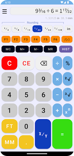Android application ImpCalc screenshort