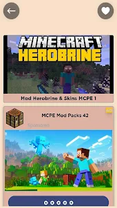 Mod Herobrine & Skins MCPE