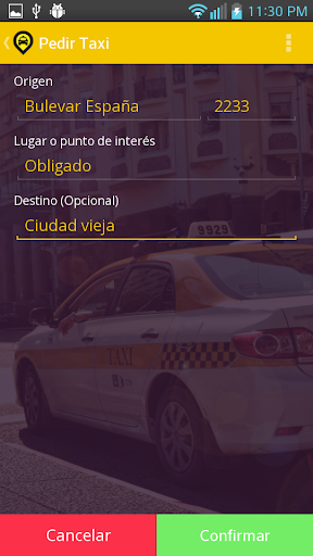 Voy en Taxi – App Taxi Uruguay Screen 3