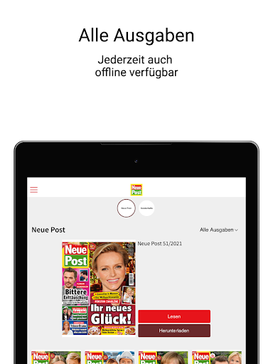 Neue Post ePaper Screenshot