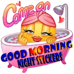 Cover Image of Download Good Morning & Night Stickers for WhatsApp 1.3 APK