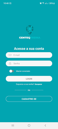 Android application Gente Q Treina screenshort