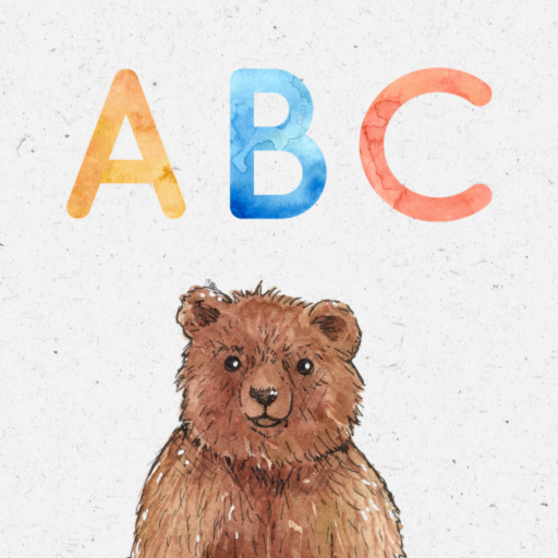 Watercolor ABC Flashcards