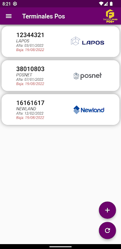 Tarjeta Faro POS+ Screen 3