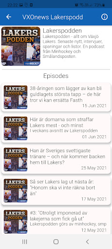 Följ Växjö Lakers Screen 2