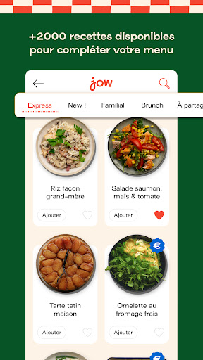 Jow - Recettes et courses Screen 3