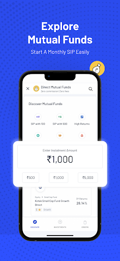 Android application Angel BEE - Mutual Funds, SIP screenshort