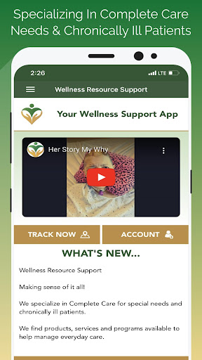 Wellness Resource Support Screen 2