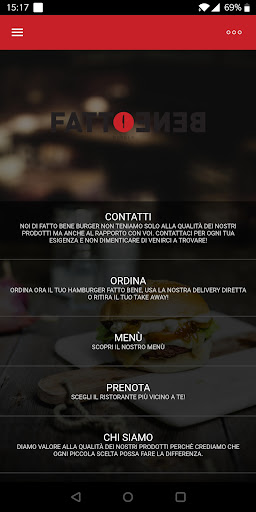 Fatto bene Burger Screen 2