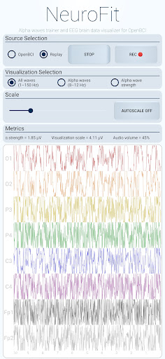 Android application NeuroFit screenshort
