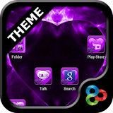 Valentine Purple GO Theme icon
