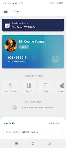 Android application SchoolDesk: Staff Edition screenshort
