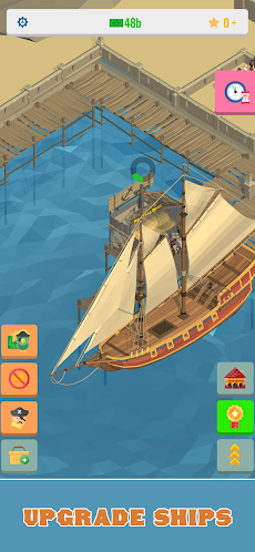 Idle Pirate 3D: タイクーンゲームのおすすめ画像1