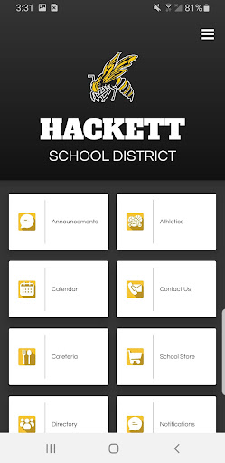 Hackett School District Screen 2