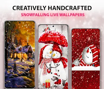 Snowfalling Live Wallpaper
