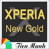 TM Xperia New Gold Theme icon