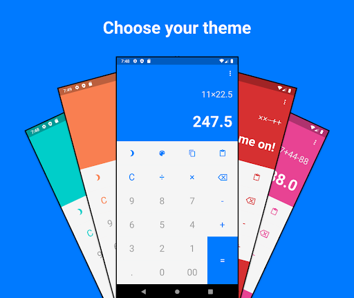 Android application CalcX screenshort