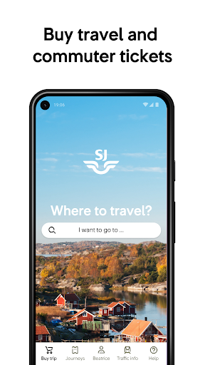 Screenshot of SJ - Trains in Sweden