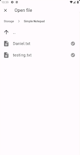 Simple Local TXT Notepad