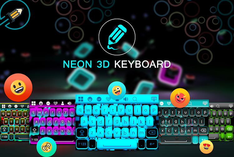 Neon 3D Keyboard - 1.7 - (Android)