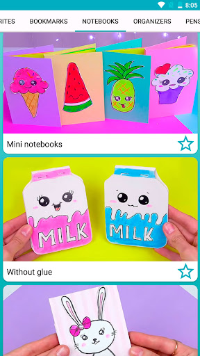 How to make school supplies Screen 2