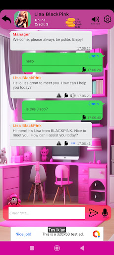 BlackPink Prank Call and Chat Screen 3