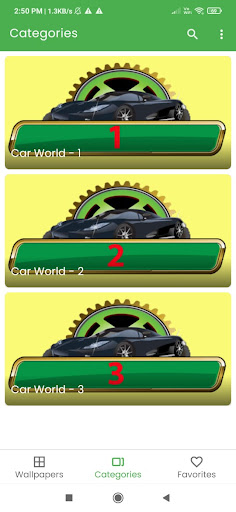 Android application Car HD Wallpaper Offline App screenshort
