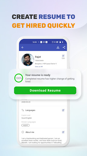 WorkIndia Job Search App screenshot 4