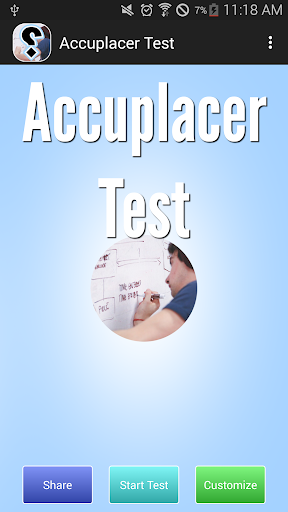 Android application Accuplacer Test screenshort