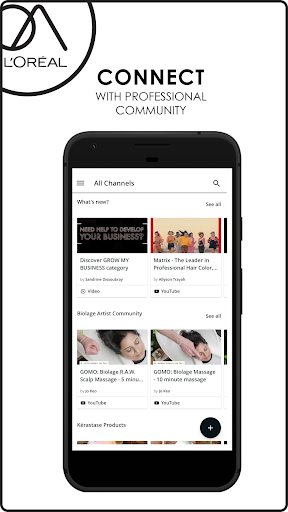 Screenshot of L’Oréal Access