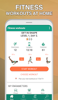 screenshot of Fitness workouts for women