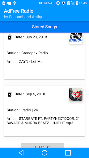 Uw Internet Radio Screen 2