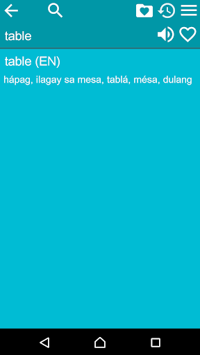 English Tagalog Dictionary Screen 3