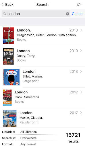 Hillingdon Libraries Screen 3