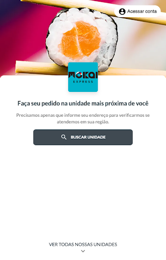 Android application Mokai Express screenshort