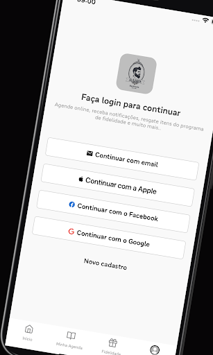 Android application Dário Barbearia screenshort