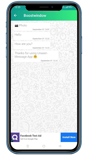 Unseen Message - No Last Seen