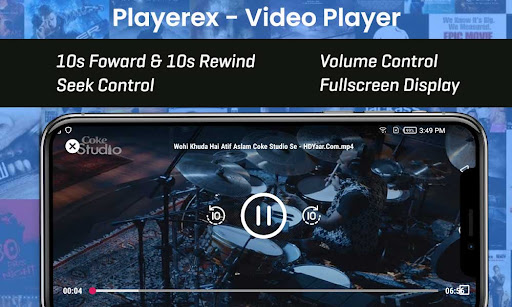 Android application Playerex - All Video Player screenshort