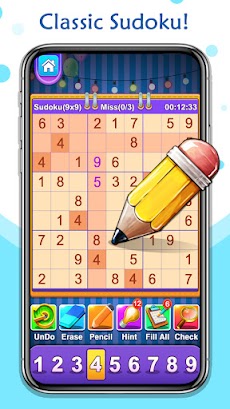 Sudoku - Number Puzzle Gamesのおすすめ画像1