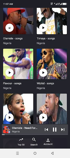 Android application All Nigerian Music: Mp3 Songs screenshort