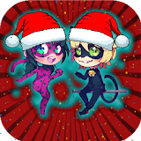 super meraculous and chat noir icon