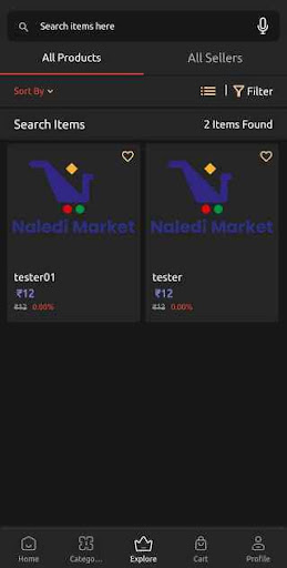 Android application Naledi Market - Customer screenshort