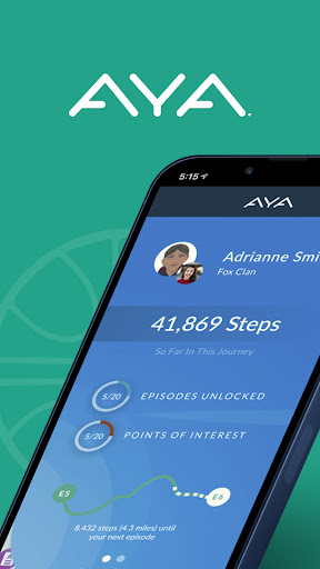 Android application AYA - Your Fitness Journey screenshort